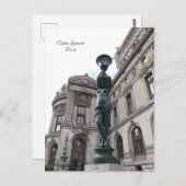 パリ。フランス.パレガルニエ ポストカード (正面/裏面)