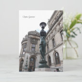 パリ。フランス.パレガルニエ 招待状 (スタンド正面)