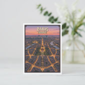 パリ フランス ビンテージ アニメ 旅行 ポストカード (スタンド正面)