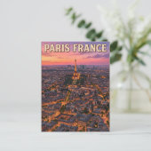 パリ フランス ビンテージ アニメ 旅行 ポストカード (スタンド正面)