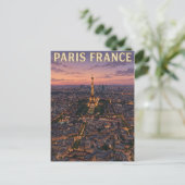 パリ フランス ビンテージ アニメ 旅行 ポストカード (スタンド正面)