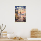 パリ フランス ビンテージ 旅行 ポスター (キッチン)