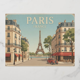 パリ フランス ビンテージ 旅行 ポストカード