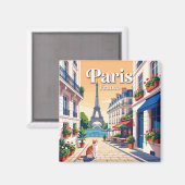パリ フランス マグネット (正面/裏面)