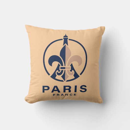パリ フランス ヨーロッパ クッション (正面)