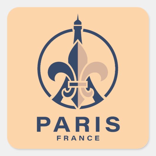 パリ フランス ヨーロッパ スクエアシール (正面)