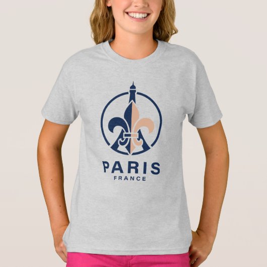 パリ フランス ヨーロッパ Tシャツ (正面)