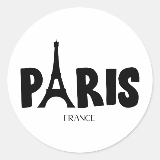 パリ フランス ラウンドシール (正面)