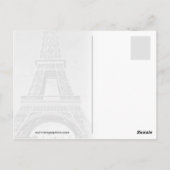 パリ・フランス・レトロ ポストカード (裏面)