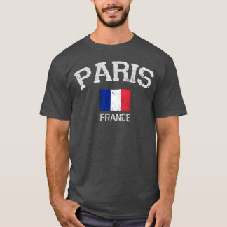 パリ フランス レトロ 面白い Tシャツ