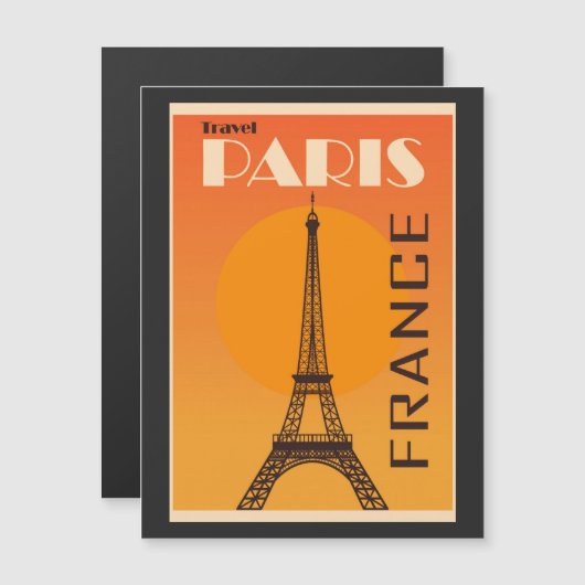 パリ フランス ヴィンテージ 観光ポスター (正面/裏面)