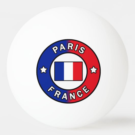 パリ フランス 卓球ボール (正面)