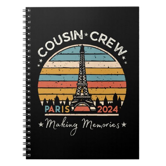 パリ フランス 思い出づくり 2024 ノートブック (正面)