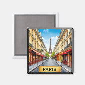 🧲 パリ フランス 旅行の思い出 マグネット (正面/裏面)