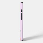 パリ、フランス、旅行アート名門私立校風の、パステル、ピンク Case-Mate iPhoneケース (裏面 / 左)
