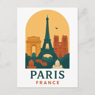 パリ フランス 旅行 はがき ノートルダム寺院 シーズンポストカード