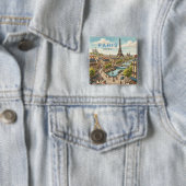 パリ フランス 旅行 アート ヴィンテージ 缶バッジ (インサイチュ)
