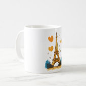 パリ フランス 旅行 コーヒーマグカップ (正面左)