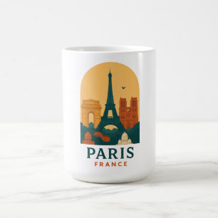 パリ フランス 旅行 コーヒーマグ – ノートルダム寺院 コーヒーマグカップ