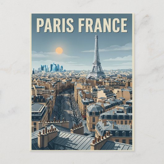 パリ フランス 旅行 ポストカード (正面)