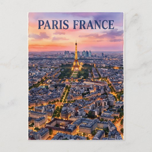 パリ フランス 旅行 ポストカード (正面)