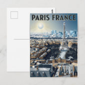 パリ フランス 旅行 ポストカード (正面/裏面)