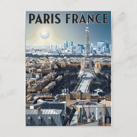 パリ フランス 旅行 ポストカード (正面)