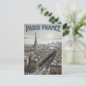 パリ フランス 旅行 ポストカード (スタンド正面)