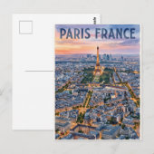 パリ フランス 旅行 ポストカード (正面/裏面)