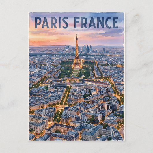 パリ フランス 旅行 ポストカード (正面)