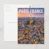 パリ フランス 旅行 ポストカード (正面/裏面)