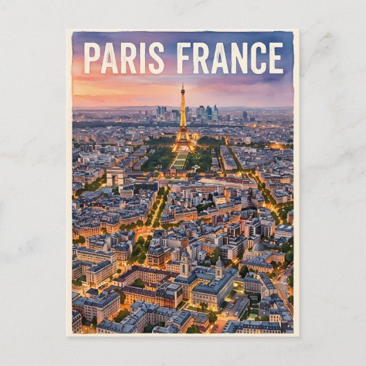 パリ フランス 旅行 ポストカード (正面)