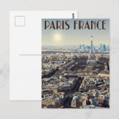 パリ フランス 旅行 ポストカード (正面/裏面)