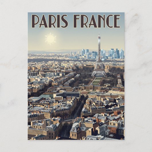 パリ フランス 旅行 ポストカード (正面)