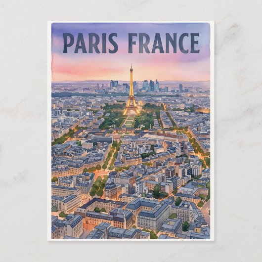 パリ フランス 旅行 ポストカード (正面)