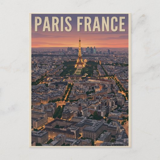 パリ フランス 旅行 ポストカード (正面)