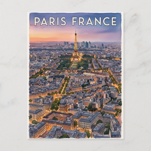 パリ フランス 旅行 ポストカード (正面)