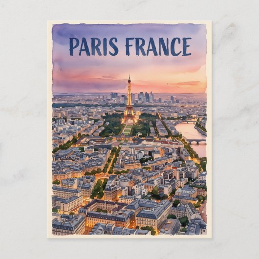 パリ フランス 旅行 ポストカード (正面)
