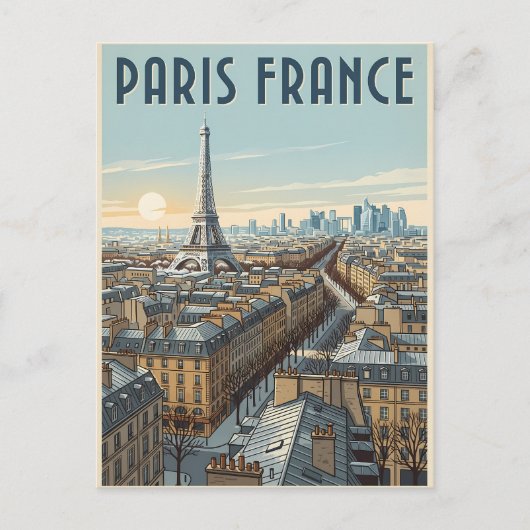 パリ フランス 旅行 ポストカード (正面)