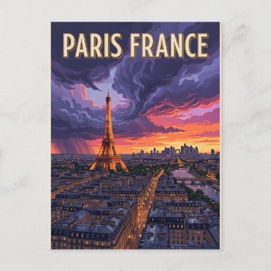 パリ フランス 旅行 ポストカード (正面)