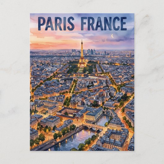 パリ フランス 旅行 ポストカード (正面)