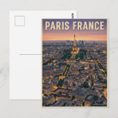 パリ フランス 旅行 ポストカード (正面/裏面)