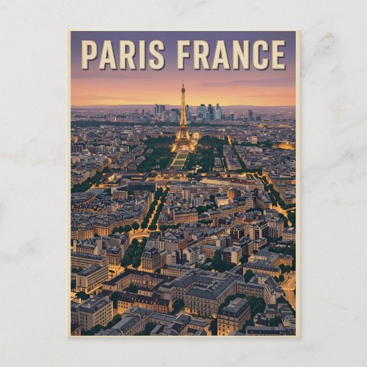 パリ フランス 旅行 ポストカード (正面)