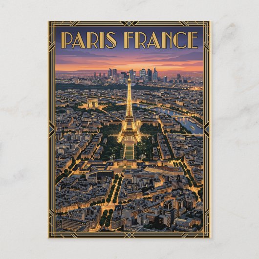 パリ フランス 旅行 ポストカード (正面)