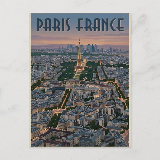 パリ フランス 旅行 ポストカード (正面)