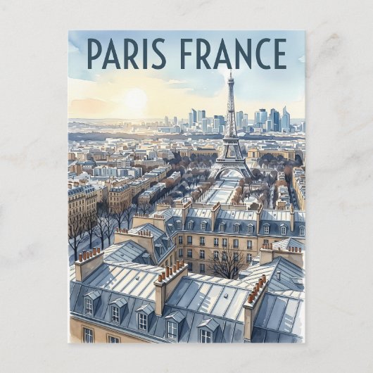 パリ フランス 旅行 ポストカード (正面)