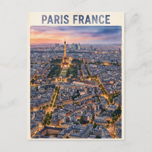 パリ フランス 旅行 ポストカード (正面)