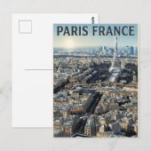 パリ フランス 旅行 ポストカード (正面/裏面)