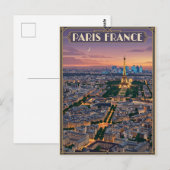 パリ フランス 旅行 ポストカード (正面/裏面)