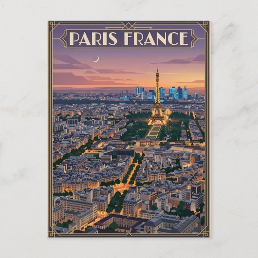 パリ フランス 旅行 ポストカード (正面)